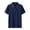 Dark Blue, variant on Men's Casual Stretchy Short Sleeve Button-Down Shirts UV 50+ Moisture Dress Shirts Blue