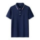 thumbnail image 1 of pstuiky camisetas para hombre, Camisa informal de manga corta con cuello vuelto, cómoda y lisa, para hombre camisas casuales para hombre xl, 1 of 5