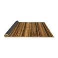 thumbnail image 2 of Ahgly Company Indoor Square Abstract Brown Modern Area Rugs, 4' Square, 2 of 4