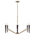 thumbnail image 3 of Capital Lighting 453861AB Enzo 6 Light 33" Wide Candle Style Chandelier - Black, 3 of 6