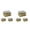 Gold 2PCS, variant on Hottest Microfiber Scrubber Sponge Non Scratch Kitchen Scrubbies Dishwashing And Bathroom Sponges Packs Of 12, Gold 2PCS