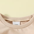 thumbnail image 5 of Zshosam Toddler Sweatshirt Crew Neck Boy Baby Toddler Girl Boy Sweatshirt/Romper Long Sleeve Sister Brother Matching Outfit Clothes Size 3 6 Months,(Beige 3-6 Months), 5 of 8