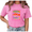 1-Pink, variant on Giffimy Women's Pink Colorful Tropical Fish Vintage Washed T-Shirt Short Sleeve S-2XL Relaxed Fit Top
