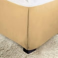 thumbnail image 2 of Elegant Comfort 1-Piece Solid Bed Skirt, 1500 Series, Minimalist Design with a Modern Look- Easy Care, Wrinkle and Stain Resistant, Bedskirt, King, Empire Gold, 2 of 7