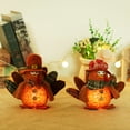 thumbnail image 4 of Acción de Gracias LED Pavo Muñeca Pavo lindo con luz alimentada por batería Decoración de escritorio Tomshoo Tipo 2, 4 of 7
