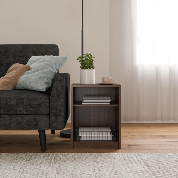 Ameriwood Home End Table, Brown Oak