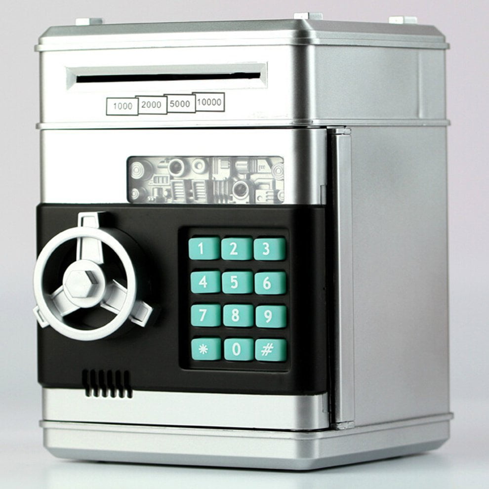 Details about    Boys & Girls Electronic ATM Piggy Bank for Money Coin Password Code w/Music New 