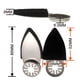 thumbnail image 2 of 2 almohadillas de lijado pequeñas UNFSP de 52 mm x 38 mm para Bosch Fein (no StarLock) Makita Milwaukee Einhell Hitachi Parkside Ryobi Worx Workzone Multitool O, 2 of 5