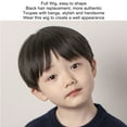 thumbnail image 3 of Hair Replacement, Men  Bangs Full Black  for  for Children, 3 of 8