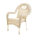 thumbnail image 2 of Plow & Hearth Prospect Hill Wicker Round Dining Table and 4 Chairs Set, 2 of 2