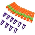 thumbnail image 3 of KAKOWELY plastic crayon holder 10pcs Oil Pastel Extender Crayon Extender Twistable Crayon Holder Drawing Stick Extender Drawing Crayon Sharpener Crayon Pen Cap Oil Painting Stick Extender, 3 of 4