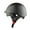 Matt Black, variant on 1Storm Motorcycle Half Face Helmet Mopeds Scooter Pilot with retratable Inner Smoked Visor HKY205V, Matt Black