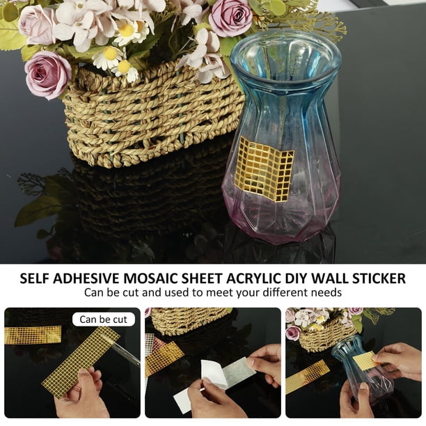Miroir Decoratif Lot De 9600 Mini Miroirs Autocollants Carrés 5x5 Mm Or - Carreaux De Mosaïque En Verre Pour DIY, Décoration, Artisanat Mini Miroirs Autocollants 5x5 Mm Mosaïque Miroir Decoratif Lot De 9600 Mini Miroirs Autocollants Carrés 5x5 Mm Or - Carreaux De Mosaïque En Verre Pour DIY, Décoration, Artisanat Mini Miroirs Autocollants 5x5 Mm Mosaïque