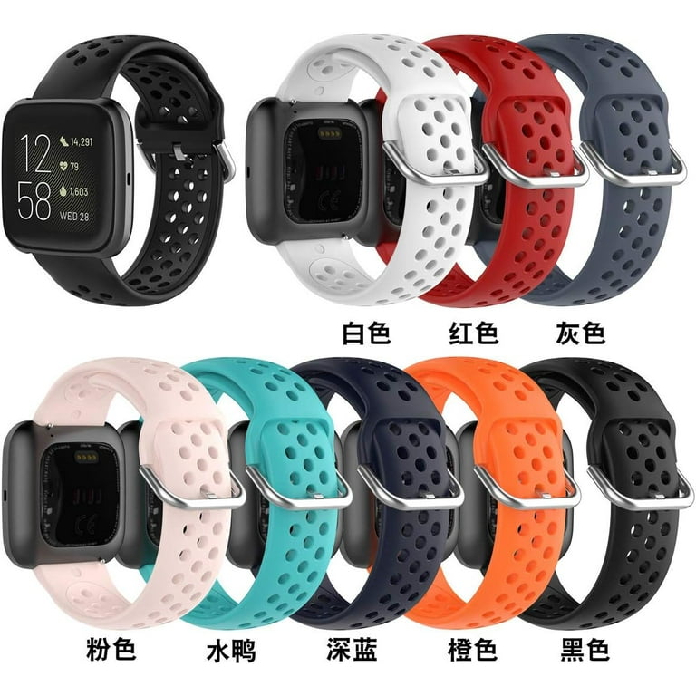 KOMI Band Compatible with Fitbit Versa Watch,Soft Silicone