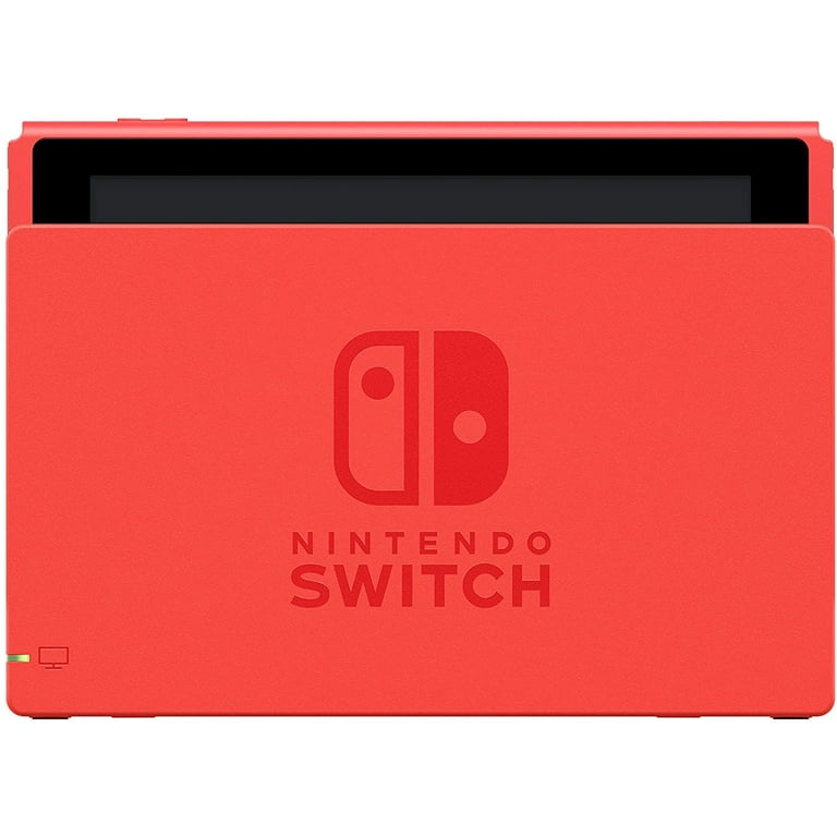  Nintendo Switch V2 Game Console - Black (HAC-001(-01) w/ OEM  Blue/Red Joycon (Renewed)