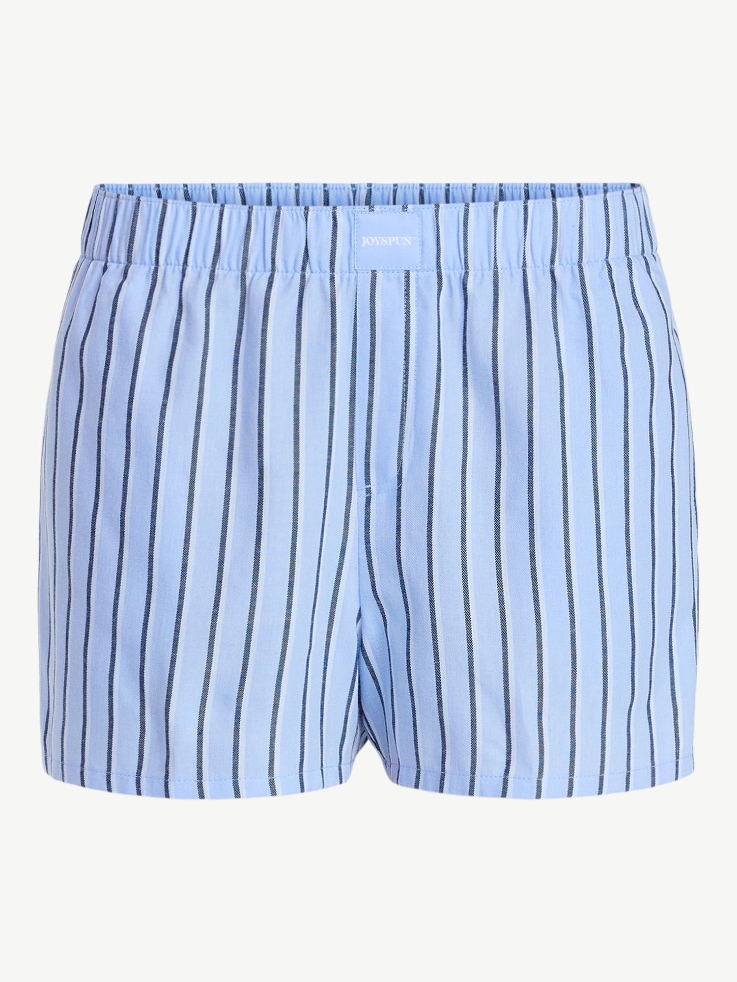 Joyspun Women's Woven Pajama Boxer Shorts, 3'' Inseam, Sizes XS-3X