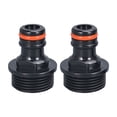 thumbnail image 5 of 2Pcs Faucet Adapter for Tap Connector Water Hose Joiner Fittings Pipe Easy Installation Washing Machine Connectors, 5 of 8