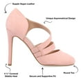 thumbnail image 3 of Journee Womens Zeera Round Toe High Stiletto Pumps, 3 of 10
