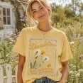 thumbnail image 4 of Dandelion Country Music Graphic Tee, Vintage Wildflower Western Shirt, Boho Botanical Nature T-Shirt, Flower Lover Gift for Her, Cowgirl Concert Outfit, 4 of 9