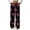 Black, variant on Women Fleece Pajama Pants Cartoon Spider Hero Graphic Print Drawstring Wide Leg Trousers for Christmas Lounge