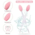 Lip Scrub Tool Silicone Lip Brush Exfoliating DoubleSided Lip Scrubber
