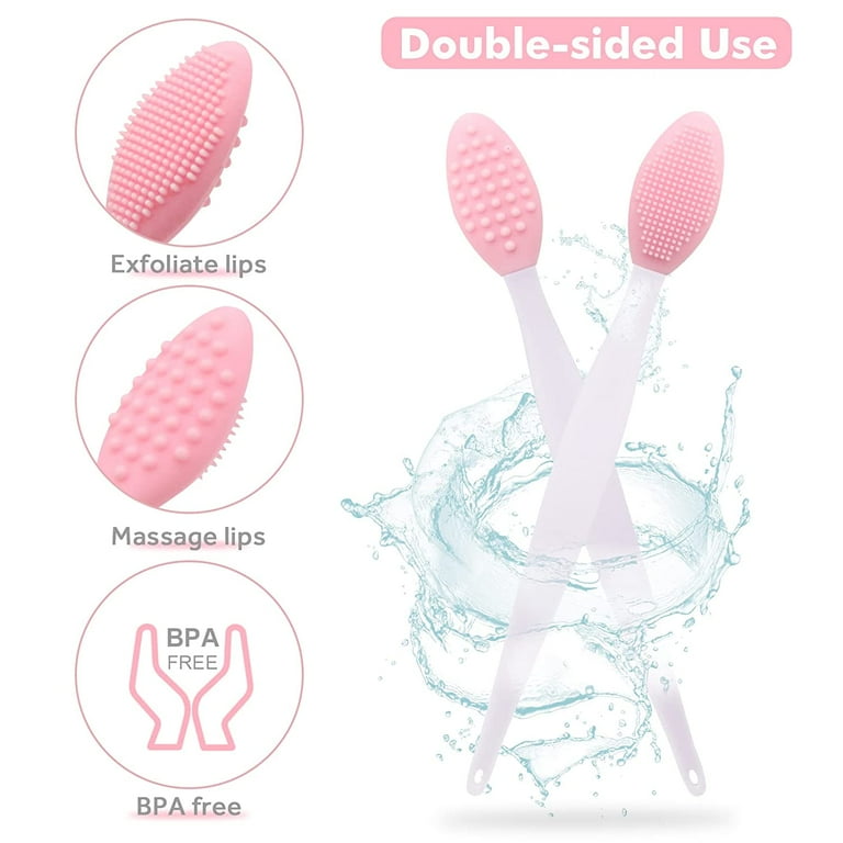 Duo Sided Silicone Lip Scrub Brush