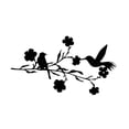 thumbnail image 4 of Escultura de pared de pájaro de metal, letrero colgante, decoración de pared rústica minimalista abstracta 1 pieza 2 pájaros, 4 of 9