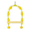 thumbnail image 3 of DOLITY Bird Swing Toy Baby Chick Parrot Hammock Cage Toy for Budgie Hamster Conures Yellow, 3 of 8