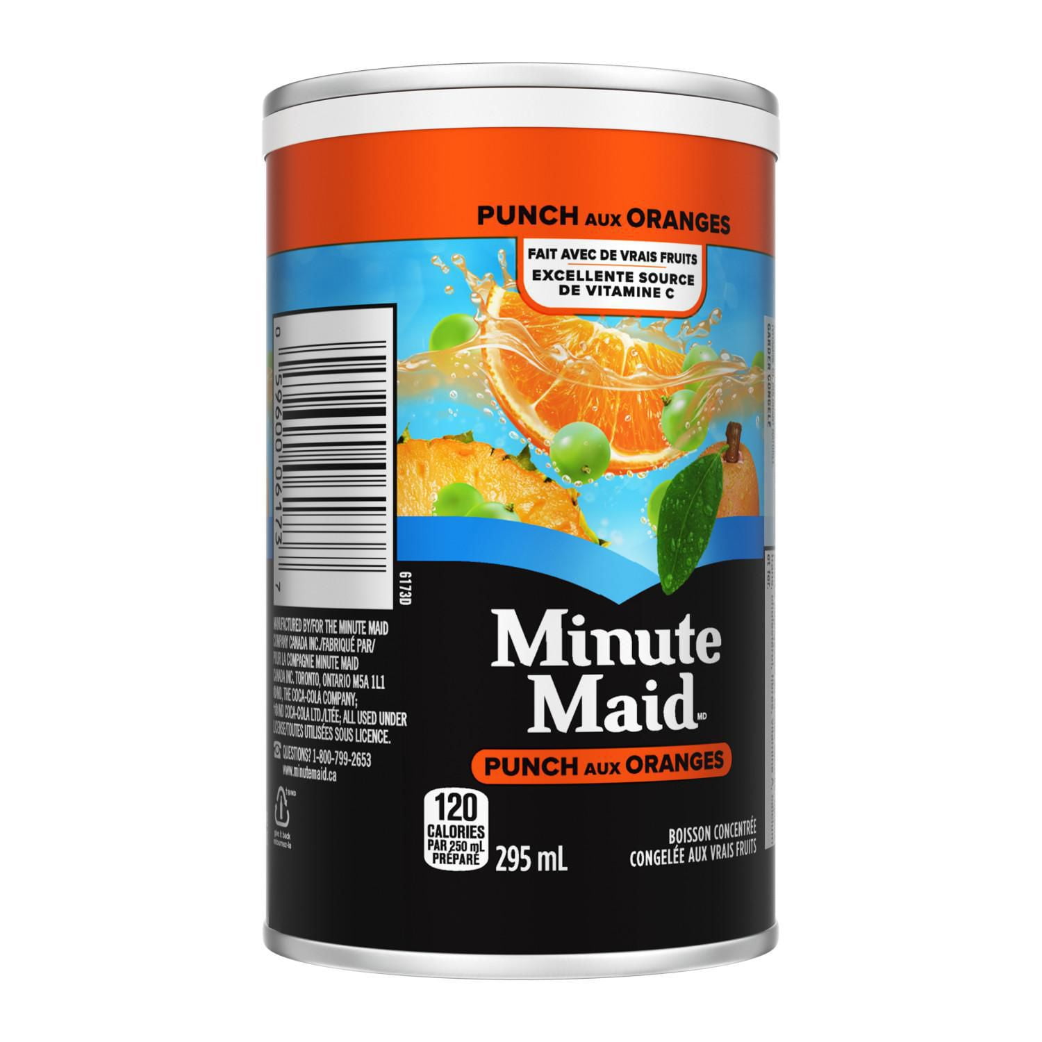 Minute Maid Orange Punch 295mL Frozen Can 295 x mL Walmart