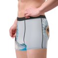 thumbnail image 2 of Honeii Terrier Takes A Bath With Shower Cap Print Mens Boxer Briefs Breathable,Boxer Brief for Men, Moisture-Wicking Underwear-Small, 2 of 5