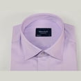 thumbnail image 2 of Men 100% Sateen Cotton Shirt Manschett Quesste Turkey Slim Fit 4010-06 Lilac, 2 of 6