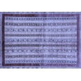thumbnail image 1 of Ahgly Company Machine Washable Indoor Rectangle Abstract Blue Modern Area Rugs, 3' x 5', 1 of 4