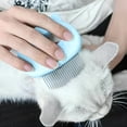 thumbnail image 3 of ACDANC Cat Hair Shell Comb Deshedding Dematting Brush Tangles Removal Comb Pet Grooming Tool Deshedding Brush for Cats Green, 3 of 7