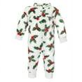 thumbnail image 3 of Hudson Baby Infant Girls Plush Jumpsuits, Holly, 0-3 Months, 3 of 4