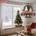 thumbnail image 3 of Whimsical Metal Hanging Christmas Tree Wind Spinner - Festive Gingerbread Design with Candy Canes & Berries for Garden Decor, 3 of 7