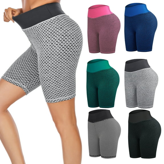 Workout Shorts for Women High Waisted Biker Five-point Shorts for Women Yoga Shorts Running Shorts for Running Swimming Aerobics Fitness Pilates Sports Dance