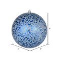 thumbnail image 2 of Vickerman N195831D Boule Craquelée Bleu Minuit 8 Po., 2 of 2