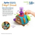 thumbnail image 6 of Learning Resources Spike the Fine Motor Hedgehog Fidget Friend -  Preschool Toys for Boys and Girls Ages 18+ months, Toddler Toys, 6 of 7