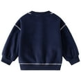 thumbnail image 4 of XAOWF Kids Boys Round Color Sweatshirt Fashion Contrast Stitching Casual Long Sleeve Comfortable Pullover For Daily Wear Teen Boy Stylish Tops 2025 8-10 Years, 4 of 8