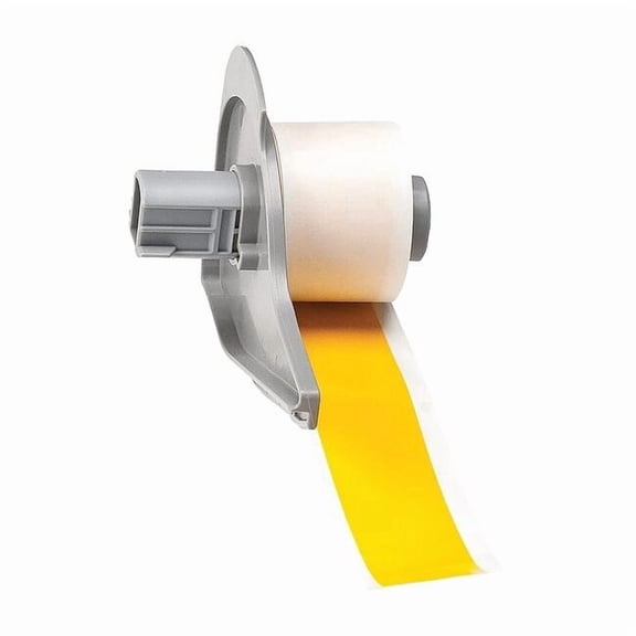 Brady Continuous Label Stock, Yellow, Gloss, 1 in W M7C-1000-595-YL