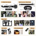 thumbnail image 2 of KAQINU Survival Kit 250 Pcs with Molle System Compatible Bag,Emergency Tent,Flashlight and more Great Gift for Men Camping Outdoor Adventures, 2 of 7