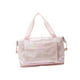 thumbnail image 5 of Bolsa de deporte para gimnasio, bolsa de lona de viaje, bolsa para zapatos, bolsa de noche portátil plegable multiusos, bolso de mano para Fitness, Rosa claro shamjiam Bolsa de lona de viaje, 5 of 8