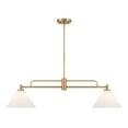 thumbnail image 3 of Chandelier in Natural Brass, 3 of 7