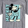 thumbnail image 3 of Mickey & Friends - Mickey Light Blue Vintage - Men's Short Sleeve Graphic T-Shirt, 3 of 5