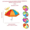 thumbnail image 2 of Pompotops Clearance Sales Phone Umbrella Suction Cup Stand Universal Phone Stand With Umbrella For Phone Suitable For Outdoor Mobile Phones To Sun And Rain, 2 of 6