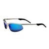 DWOS OCC201 SAFETY GLASSE SILVER ALUM FRAME BLUE