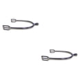 thumbnail image 3 of 2x espuelas de caballos para mujeres/niños prácticos reutilizables equipos ecuestres portátiles resistentes entrenamiento ecuestre de la aleación de L, 3 of 8
