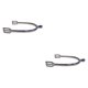 thumbnail image 3 of 2x Espuelas para montar a caballo de aleación de zinc, equipo ecuestre ligero, reutilizable y práctico L, 3 of 9