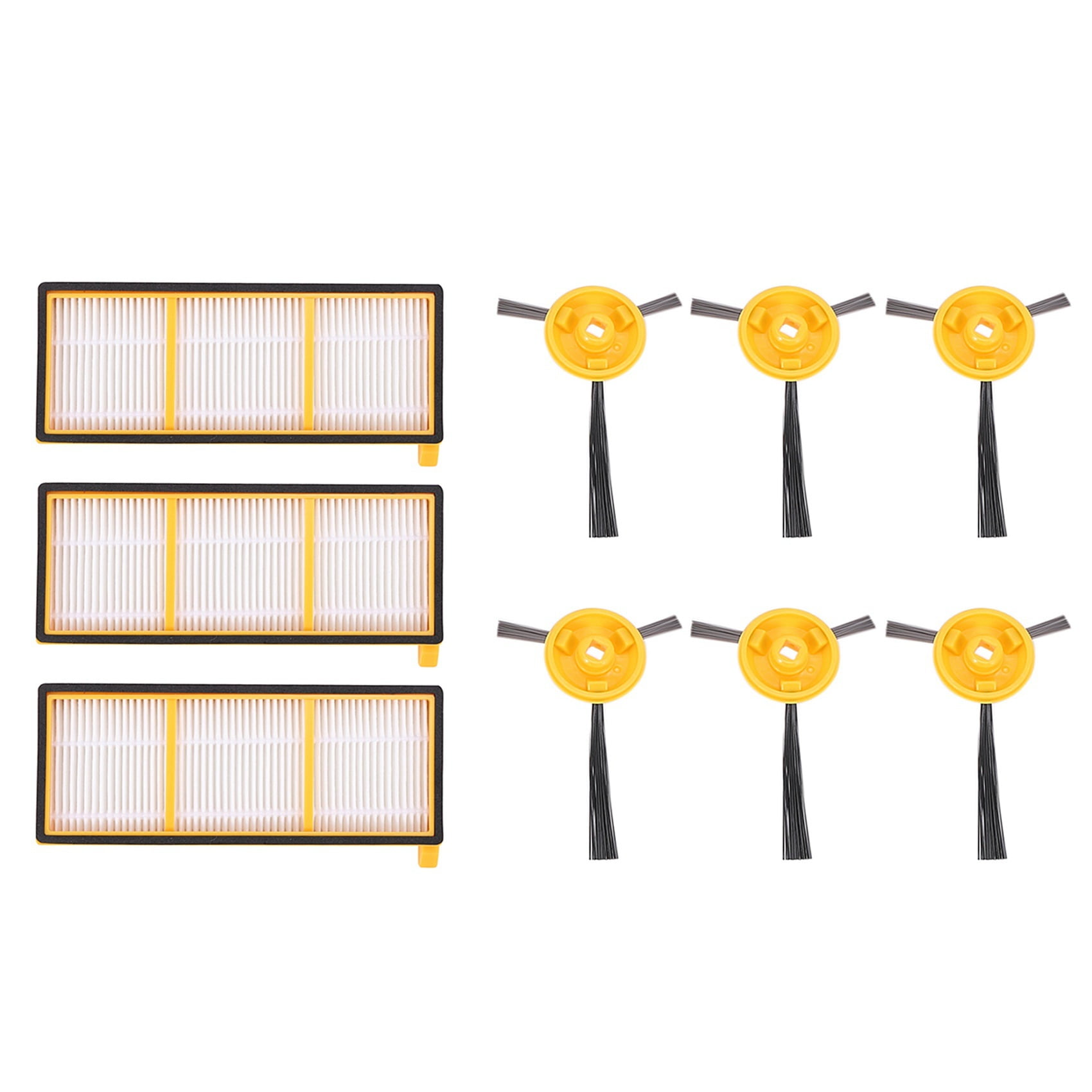 Replacement Parts Kit For Shark Ion Robot 750 720 Rv750 Rv720 Vacuum Include 6 Side Brushes, 3