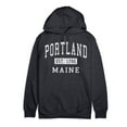 thumbnail image 1 of Portland Maine Classic Established Premium Cotton Hoodie, 1 of 1